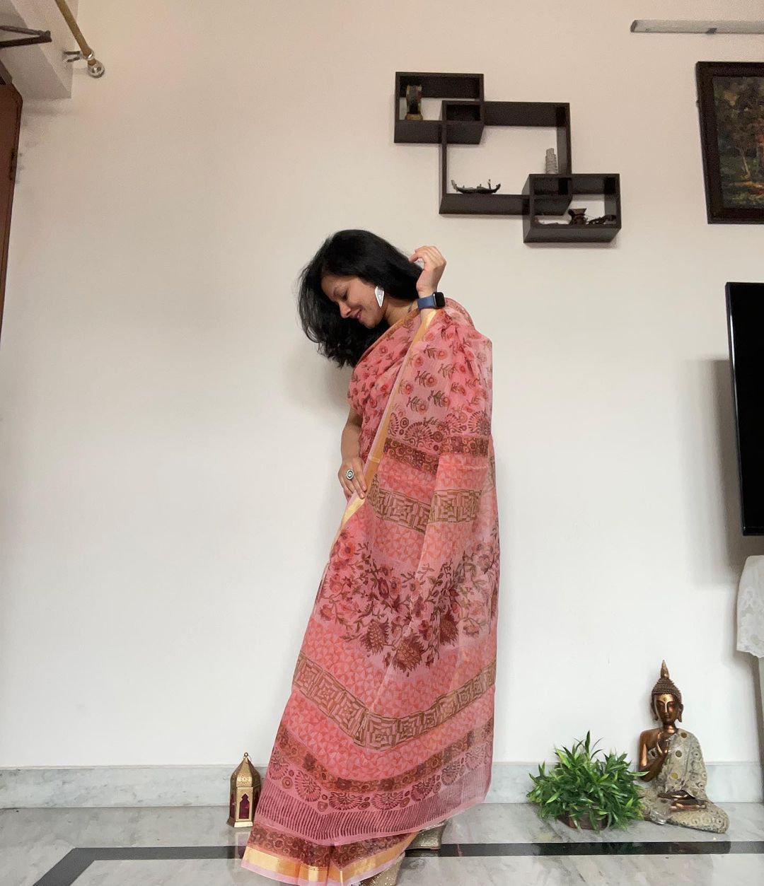 Radhika 270 Digital Printed Cotton Regular Wear Saree Collection